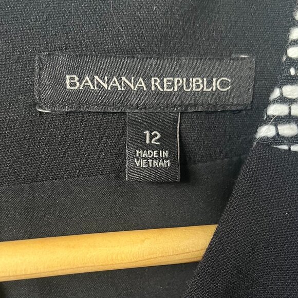 Banana Republic Tweed Shift Dress in black and white size 12 - Picture 7 of 8